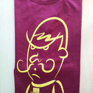 T-shirt Bordeaux Cintré Moustache