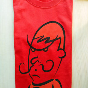 T-shirt Rouge Moustache