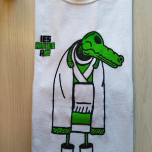 T-shirt Blanc Enfant Croco