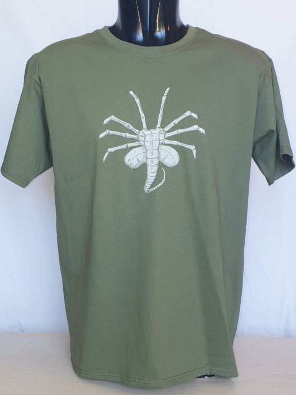 T-shirt Vert Olive Calineur – Image 2